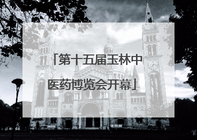 第十五届玉林中医药博览会开幕